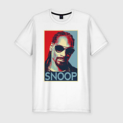 Футболка slim-fit Snoop, цвет: белый