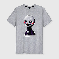 Футболка slim-fit FNAF Марионетка, цвет: меланж