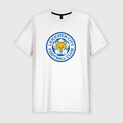 Мужская slim-футболка Leicester city fc