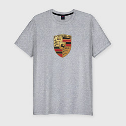 Футболка slim-fit Porsche sport auto, цвет: меланж