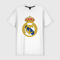 Футболка slim-fit Real madrid fc sport, цвет: белый