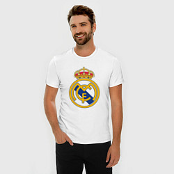 Футболка slim-fit Real madrid fc sport, цвет: белый — фото 2