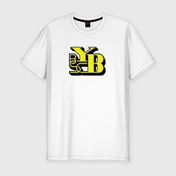 Футболка slim-fit Young Boys sport fc, цвет: белый