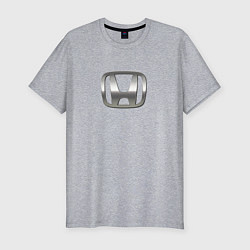 Мужская slim-футболка Honda sport auto silver