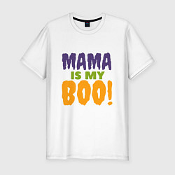 Мужская slim-футболка Люблю свою маму