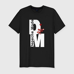 Футболка slim-fit Depeche Mode - Rose Violator mode, цвет: черный