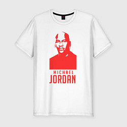 Мужская slim-футболка Jordan in red