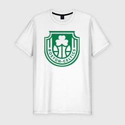 Футболка slim-fit Boston Celtics team, цвет: белый