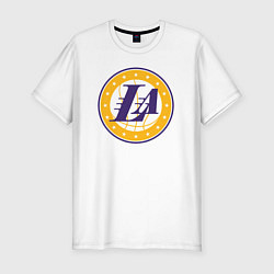 Футболка slim-fit Lakers stars, цвет: белый