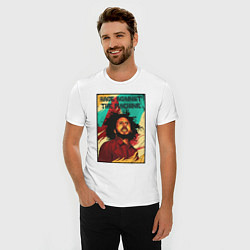 Футболка slim-fit RATM - Zack de la Rocha, цвет: белый — фото 2