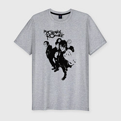 Футболка slim-fit My chemical romance rock, цвет: меланж