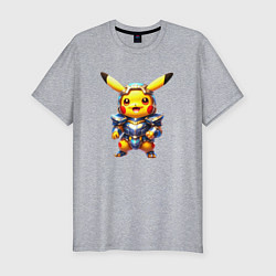 Футболка slim-fit Киберчу, цвет: меланж