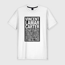 Футболка slim-fit Vince Carter, цвет: белый