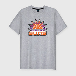 Футболка slim-fit Phoenix Suns, цвет: меланж