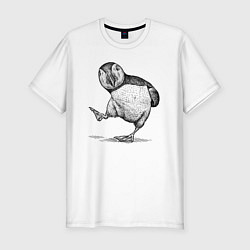 Футболка slim-fit Тупик шагает, цвет: белый