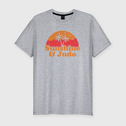 Футболка slim-fit Sunshine and judo, цвет: меланж