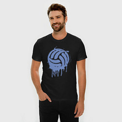 Футболка slim-fit Ink volleyball, цвет: черный — фото 2