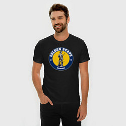 Футболка slim-fit Golden State, цвет: черный — фото 2