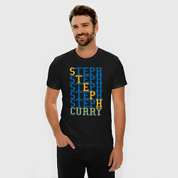 Футболка slim-fit Steph Curry, цвет: черный — фото 2