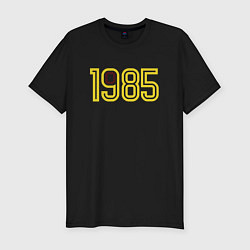 Футболка slim-fit 1985 год, цвет: черный