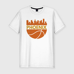 Футболка slim-fit Phoenix basketball city, цвет: белый