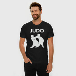 Футболка slim-fit Warriors judo, цвет: черный — фото 2