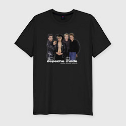 Футболка slim-fit Depeche Mode - Retro style, цвет: черный