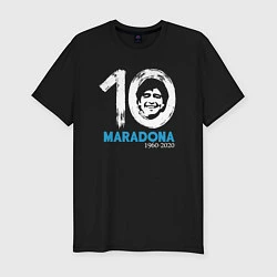Футболка slim-fit Maradona 10, цвет: черный