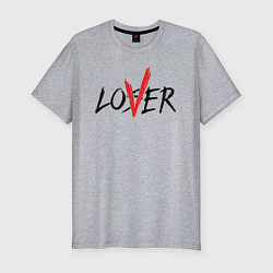 Футболка slim-fit Loser lover, цвет: меланж