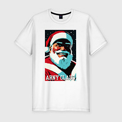 Футболка slim-fit Arnold Schwarzenegger - Santa Claus, цвет: белый