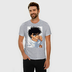 Футболка slim-fit Иппо Боксер, цвет: меланж — фото 2