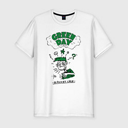 Футболка slim-fit Green day basket case, цвет: белый