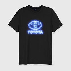 Мужская slim-футболка Toyota neon