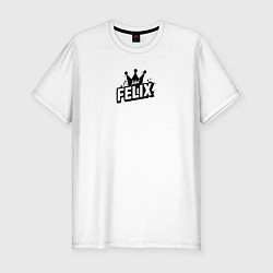 Футболка slim-fit Felix k-stars, цвет: белый