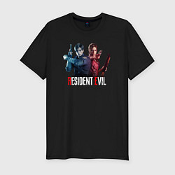 Футболка slim-fit Resident Evil game color, цвет: черный