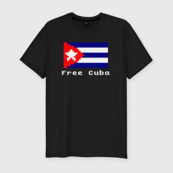 Мужская slim-футболка Free Cuba