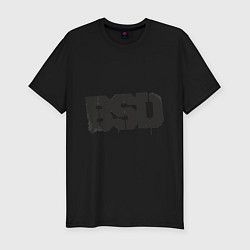 Футболка slim-fit BSD, цвет: черный