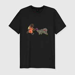Футболка slim-fit Lethal Company: Chasing Fugu, цвет: черный