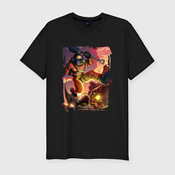 Футболка slim-fit Lethal Сompany: Running Fugu, цвет: черный