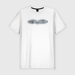 Футболка slim-fit Crysis логотип, цвет: белый