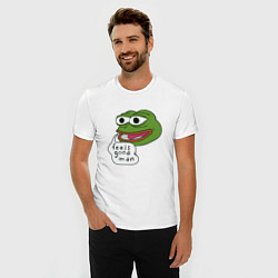 Футболка slim-fit Pepe feels good man, цвет: белый — фото 2