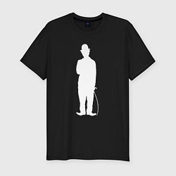 Футболка slim-fit Чаплин, цвет: черный