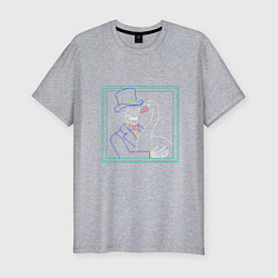 Футболка slim-fit Death-goose, цвет: меланж