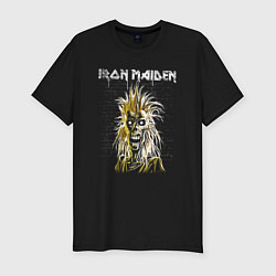 Футболка slim-fit Iron Maiden Eddie, цвет: черный