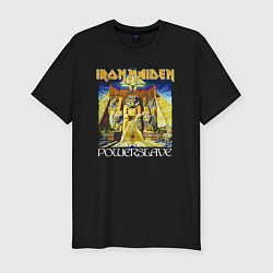 Мужская slim-футболка Iron Maiden Powerslave