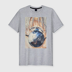 Футболка slim-fit Годжо Сатору Юдзи Итадори, цвет: меланж