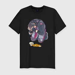 Футболка slim-fit Oh no, my tea - Wriothesley, цвет: черный