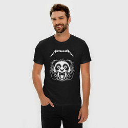 Футболка slim-fit Metallica rock panda, цвет: черный — фото 2