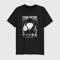 Мужская slim-футболка Шигео Кагеяма и Экубо
