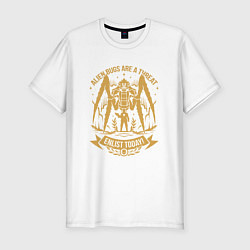 Футболка slim-fit Helldivers 2: Enlist Today, цвет: белый